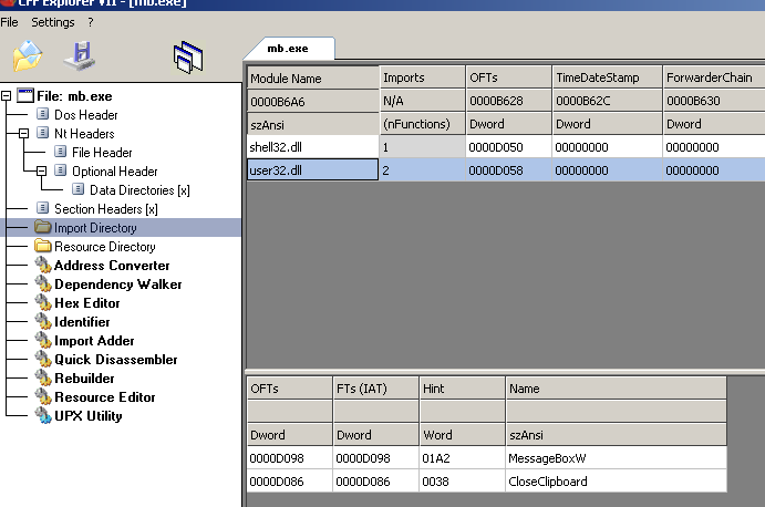 Import Directory